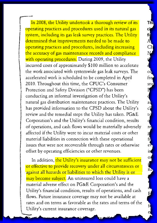 PG&E 2009 Annual Report, page 45